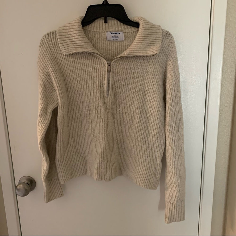 Knit Quarter Zip Up